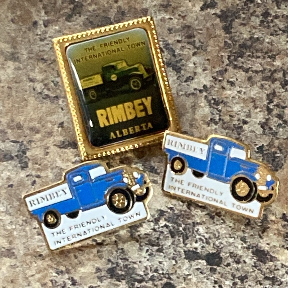 Lapel pins from RIMBEY Alberta
